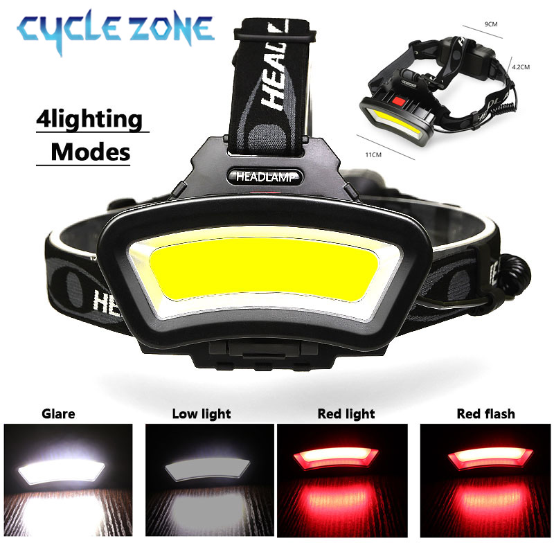 Outdoor Adventure Zone - Lampada frontale a LED COB USB