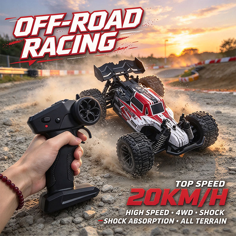 Outdoor Adventure Kit For Kids - Nuova Auto RC 20KM/H Monster Truck