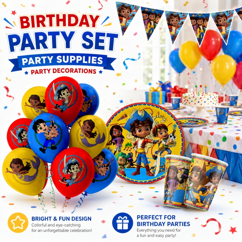 Decorazione per Festa di Compl - Outdoor Adventure Birthday Party recensione e prezzo