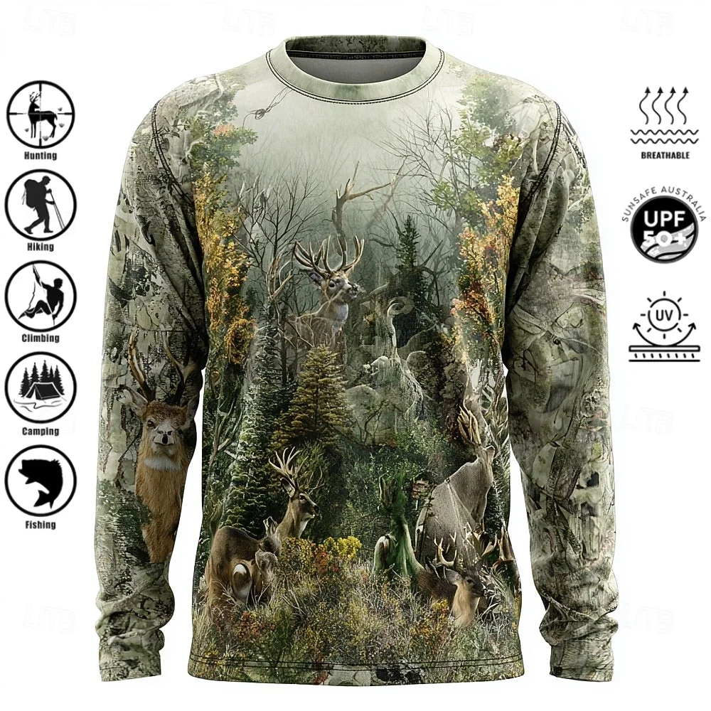 T-shirt da uomo a maniche lung - Outdoor Adventure Trips recensione e prezzo