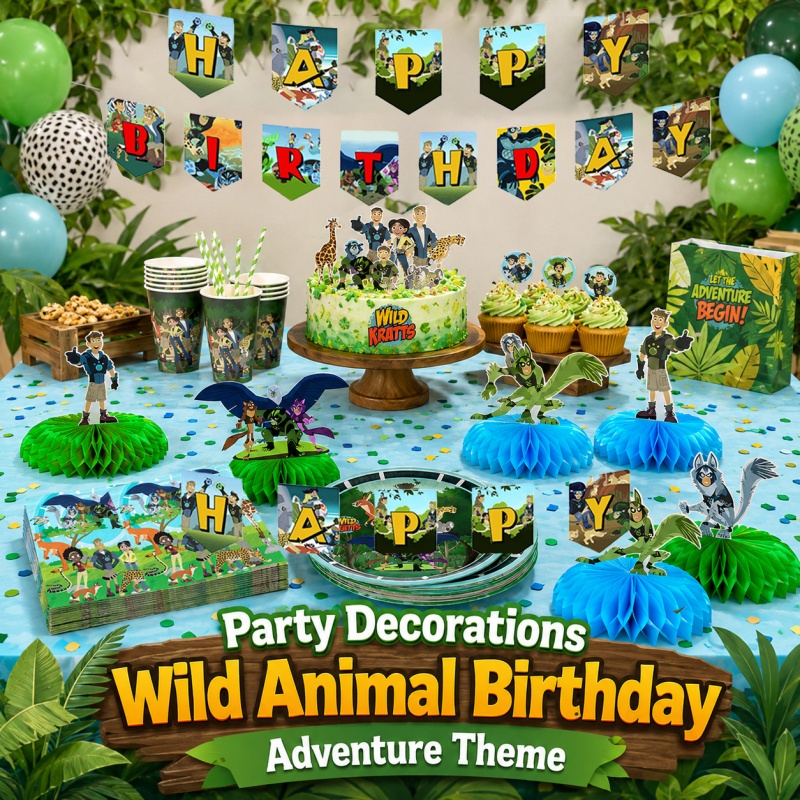 Picnic di Compleanno Wild Krat - Outdoor Adventure Birthday Party recensione e prezzo