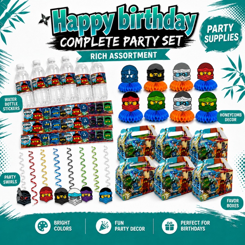 Set di Decorazioni per Festa d - Outdoor Adventure Birthday Party recensione e prezzo